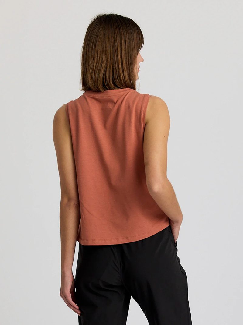 Women's Bamboo Current Tank - Redwood - Image 2