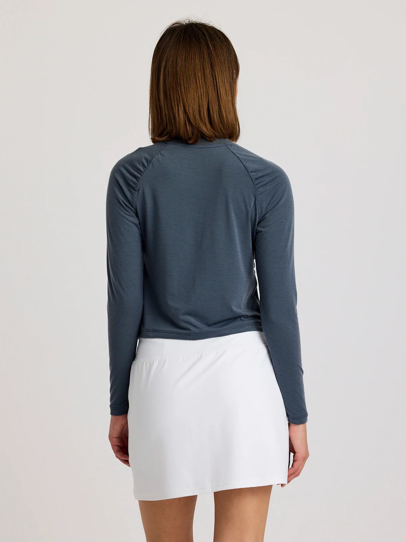 Women's Elevate Lightweight Fitted Long Sleeve - Storm Cloud - Image 3