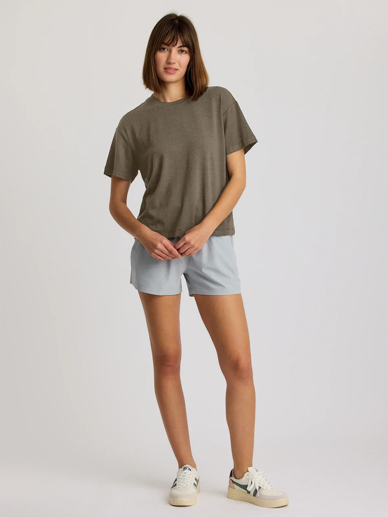 Women's Bamboo Current Boxy Tee - Fatigue - Image 5