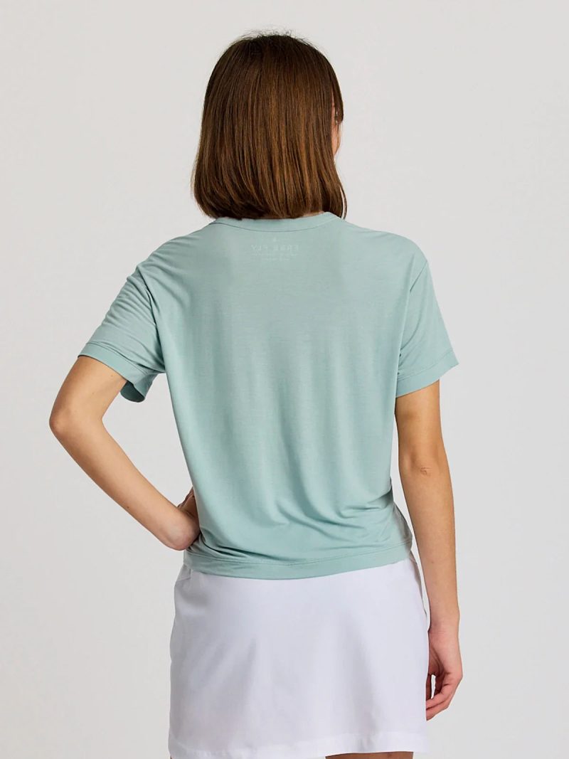 Women's Elevate Lightweight Tee - Ocean Mist - Image 3