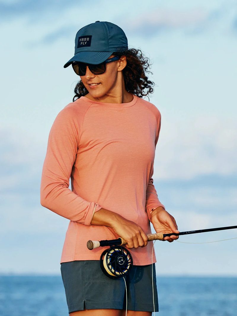 Women's Bamboo Lightweight Long Sleeve II - Slate - Image 2