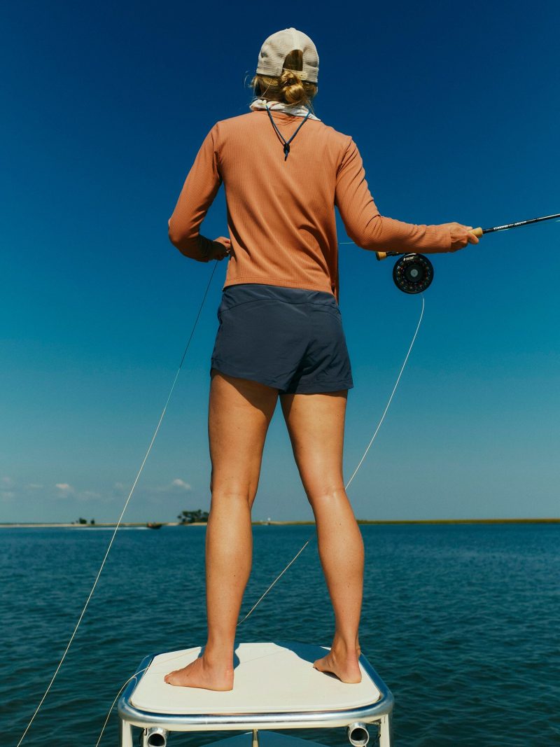 Women's Ribbed Bamboo Long Sleeve - Canyon Clay - Image 5