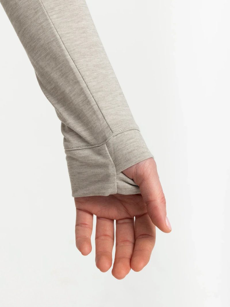 Women's Elevate Long Sleeve - Heather Sandstone - Image 4