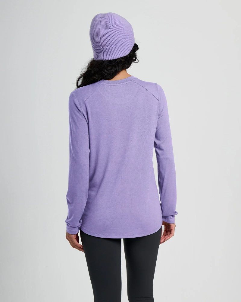 Women's Bamboo Shade Long Sleeve II - Bright Lavender - Image 2